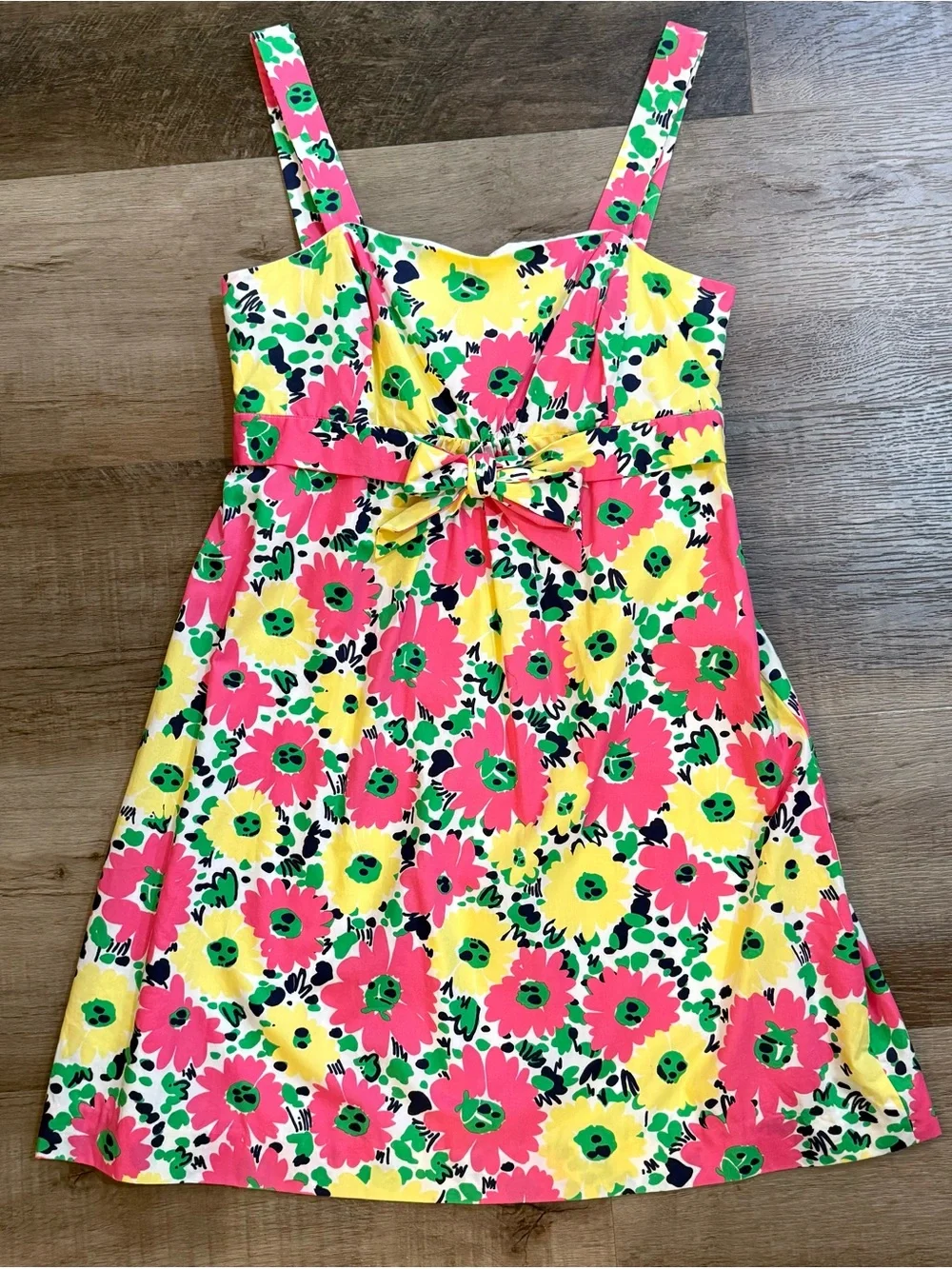 Lilly Pulitzer Avaline Dress Doodle Bug Daisy Floral Size 6